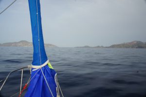 Enge Durchfahrt zwischen Lipari und Vulcano