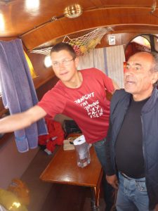 Fernando an Bord der Stella.